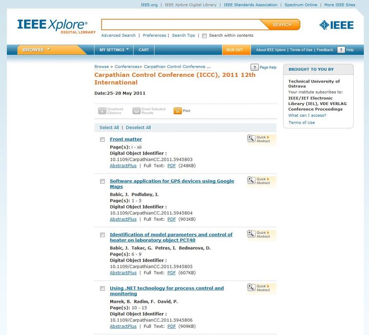 Proceedings ICCC 2011